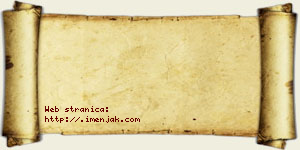 Mia Krnjinac vizit kartica